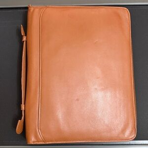Vintage Genuine Leather Day-Timer Portfolio Planner